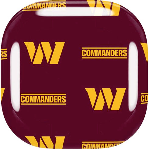 NFL Washington Commanders Blitz Series Galaxy Buds Live Skin
