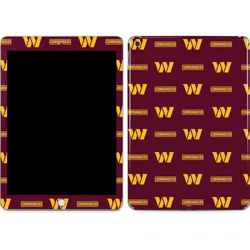 NFL Washington Commanders Blitz Series Apple iPad Skin