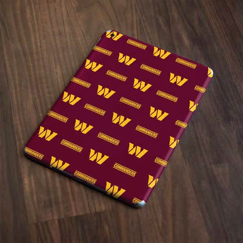 NFL Washington Commanders Blitz Series Apple iPad Skin