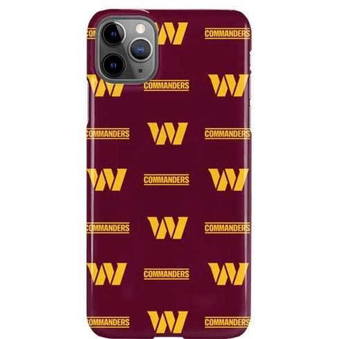 NFL Washington Commanders Blitz Series iPhone Cases