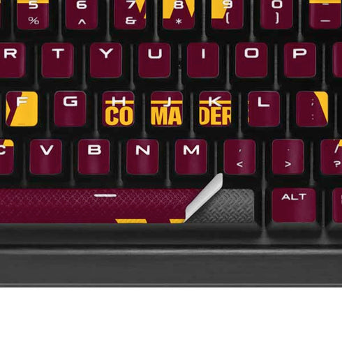 NFL Washington Commanders Blitz Series K95 RGB PLATINUM Mechanical Gaming Keyboard Skin