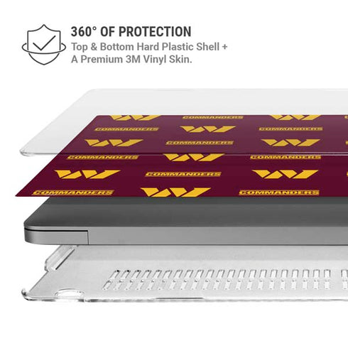 NFL Washington Commanders Blitz Series MacBook Cases