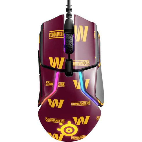 NFL Washington Commanders Blitz Series SteelSeries Rival 600 Gaming Mouse Skin