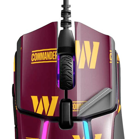 NFL Washington Commanders Blitz Series SteelSeries Rival 600 Gaming Mouse Skin