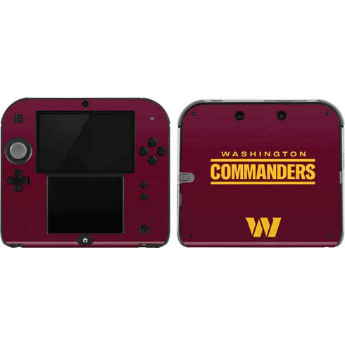 NFL Washington Commanders Performance Series Nintendo Skins