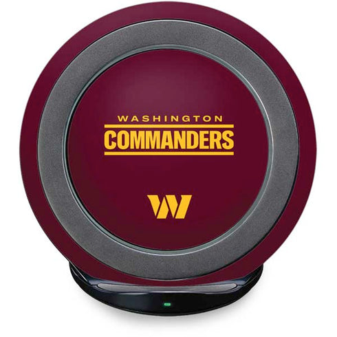 NFL Washington Commanders Performance Series Fast Charge Wireless Charging Stand Skin