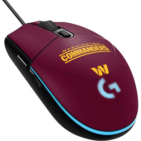 NFL Washington Commanders Performance Series G203 Prodigy RGB Wired Gaming Mouse Skin