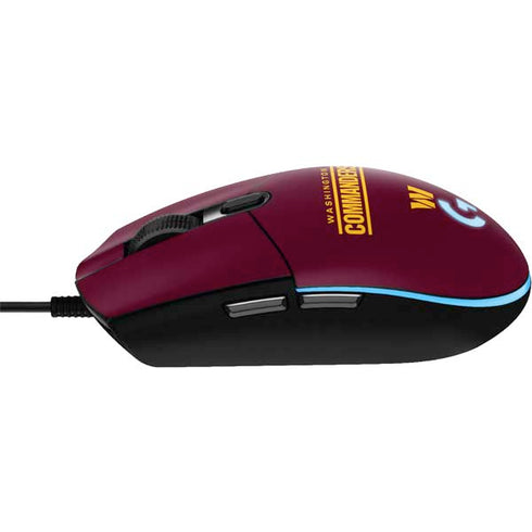 NFL Washington Commanders Performance Series G203 Prodigy RGB Wired Gaming Mouse Skin