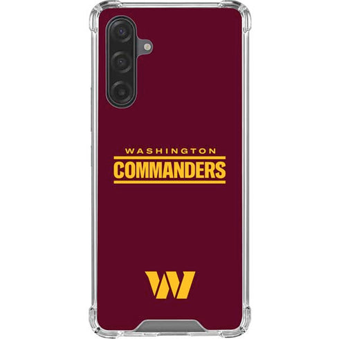NFL Washington Commanders Performance Series Galaxy A17 Clear Case