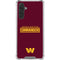 NFL Washington Commanders Performance Series Galaxy A17 Clear Case