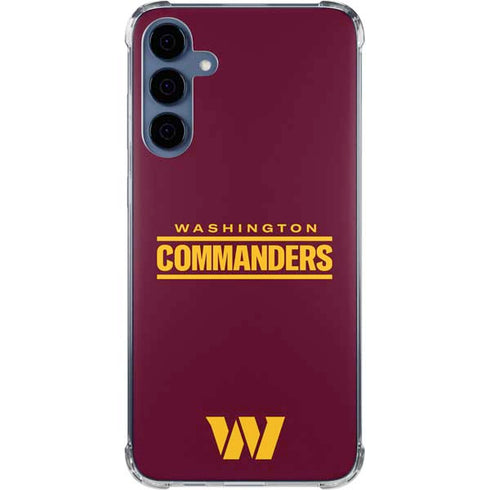 NFL Washington Commanders Performance Series Galaxy A35 5G Clear Case