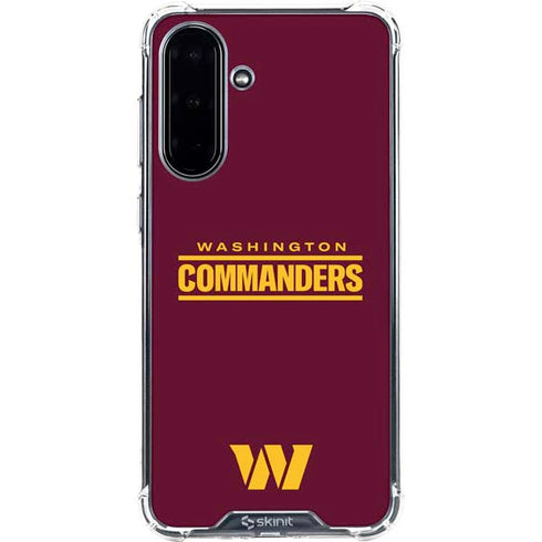 NFL Washington Commanders Performance Series Galaxy A36 5G Clear Case
