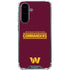 NFL Washington Commanders Performance Series Galaxy A36 5G Clear Case