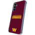 NFL Washington Commanders Performance Series Galaxy A55 5G Clear Case