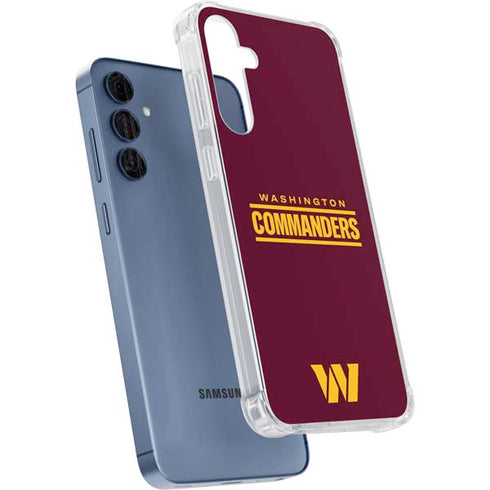 NFL Washington Commanders Performance Series Galaxy A55 5G Clear Case