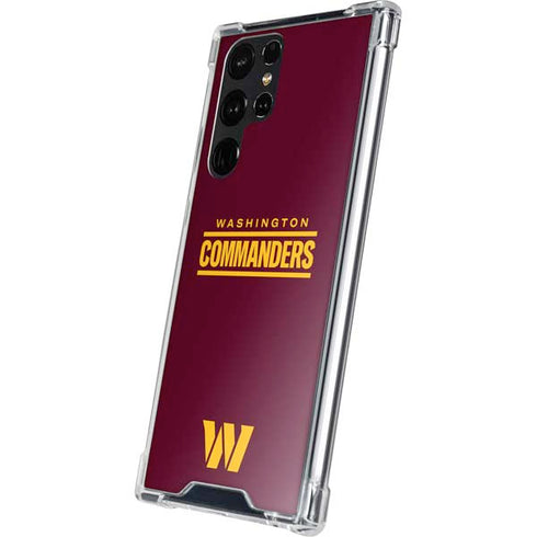 NFL Washington Commanders Performance Series Galaxy S23 Ultra Clear Case