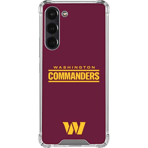 NFL Washington Commanders Performance Series Galaxy S24 FE Clear Case