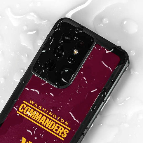 NFL Washington Commanders Performance Series Galaxy S24 Ultra Waterproof Case