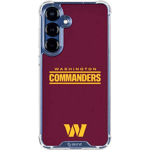 NFL Washington Commanders Performance Series Galaxy S25 Clear Case