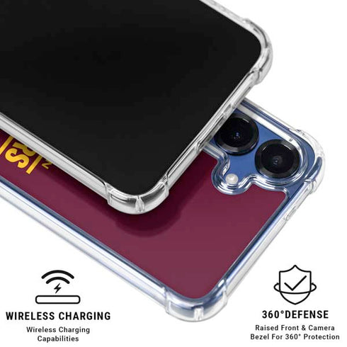 NFL Washington Commanders Performance Series Galaxy S25 Plus Clear Case