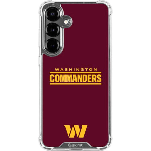 NFL Washington Commanders Performance Series Galaxy S26 Clear Case