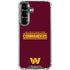 NFL Washington Commanders Performance Series Galaxy S26 Clear Case