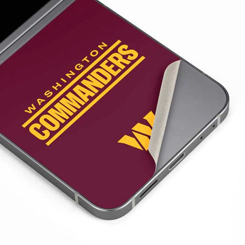 NFL Washington Commanders Performance Series Galaxy Z Flip6 Skin