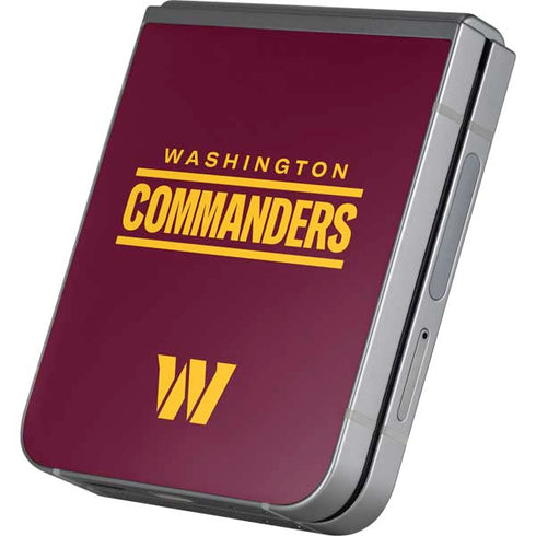 NFL Washington Commanders Performance Series Galaxy Z Flip6 Skin