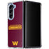 NFL Washington Commanders Performance Series Galaxy Z Fold5 5G Clear Case