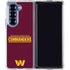NFL Washington Commanders Performance Series Galaxy Z Fold6 Clear Case