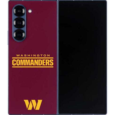 NFL Washington Commanders Performance Series Galaxy Z Fold6 Skin