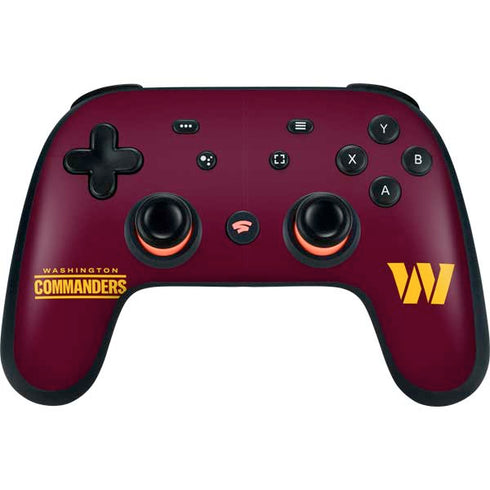 NFL Washington Commanders Performance Series Google Stadia Controller Skin
