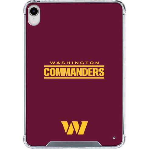 NFL Washington Commanders Performance Series iPad 11th Gen (2025) Clear Case