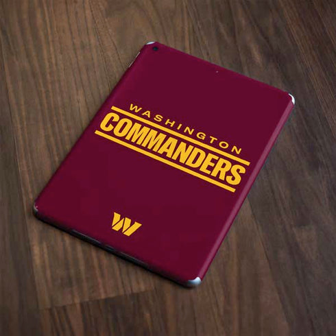 NFL Washington Commanders Performance Series Apple iPad Skin