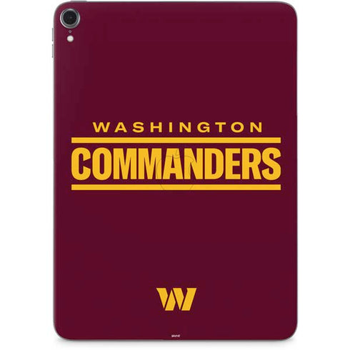 NFL Washington Commanders Performance Series Apple iPad Pro Skin