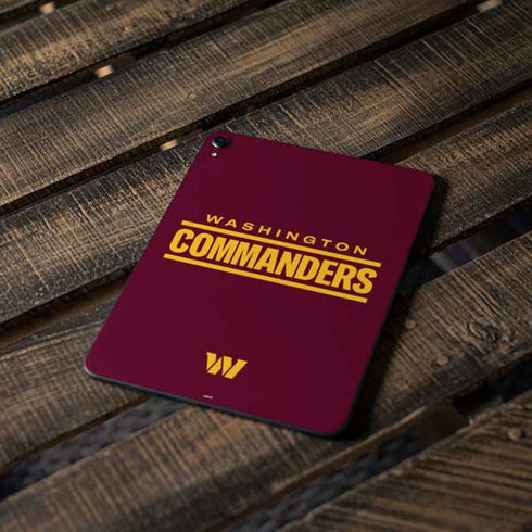 NFL Washington Commanders Performance Series Apple iPad Pro Skin