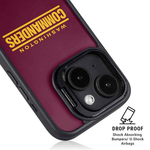 NFL Washington Commanders Performance Series iPhone 15 Kickstand Case