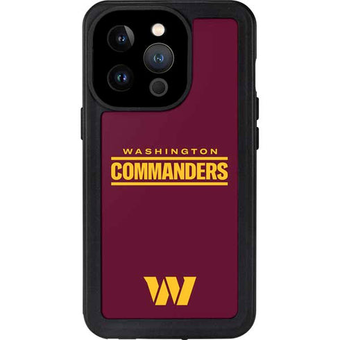 NFL Washington Commanders Performance Series iPhone 15 Pro Waterproof Case