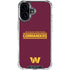 NFL Washington Commanders Performance Series iPhone 16 Clear Case