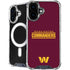 NFL Washington Commanders Performance Series iPhone 16 MagSafe Case
