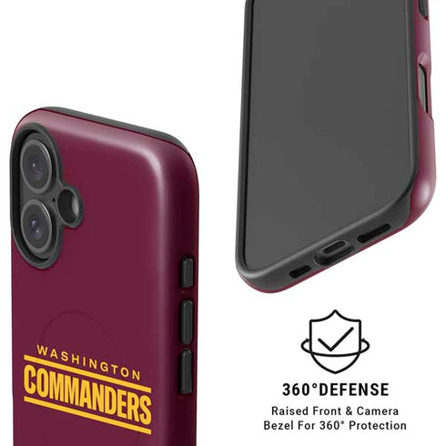 NFL Washington Commanders Performance Series iPhone 16 Magsafe Impact Case