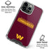 NFL Washington Commanders Performance Series iPhone 16 Pro Clear Case