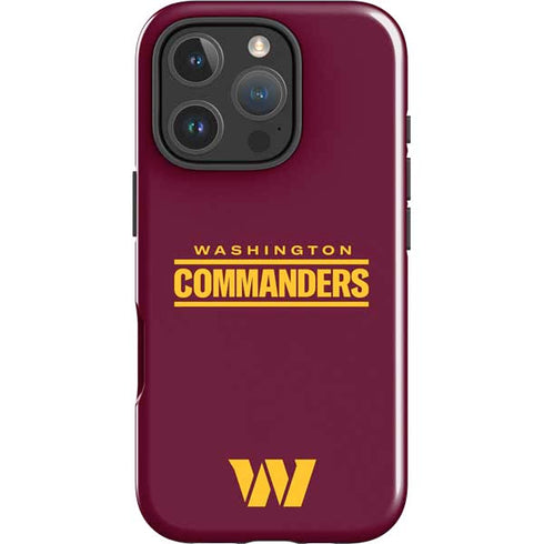 NFL Washington Commanders Performance Series iPhone 16 Pro Impact Case