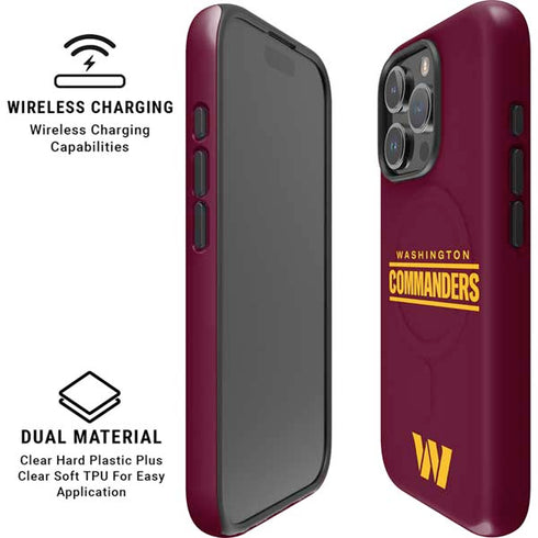 NFL Washington Commanders Performance Series iPhone 16 Pro Magsafe Impact Case
