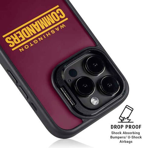NFL Washington Commanders Performance Series iPhone 16 Pro Max Kickstand Case