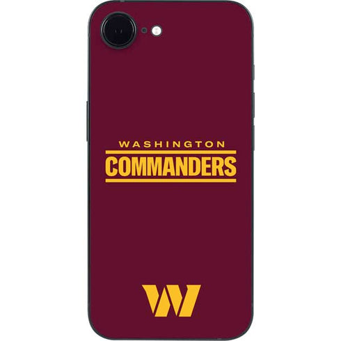 NFL Washington Commanders Performance Series iPhone 16e Skin