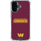 NFL Washington Commanders Performance Series iPhone 17 Clear Case