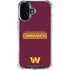 NFL Washington Commanders Performance Series iPhone 17 Clear Case