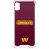 NFL Washington Commanders Performance Series iPhone XS Clear Case