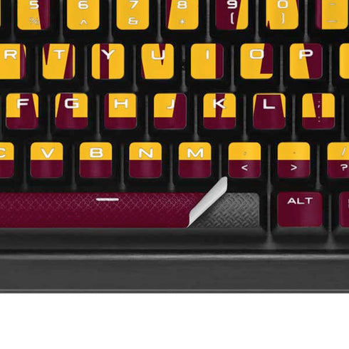 NFL Washington Commanders Performance Series K95 RGB PLATINUM Mechanical Gaming Keyboard Skin